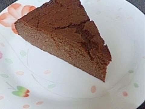 豆腐でヘルシー☆チョコレートケーキ